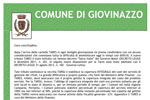 Lettera del Sindaco ai cittadini in tema di TARES